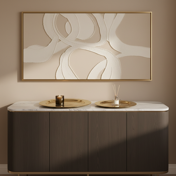 Glint Hammered Metal Platter, Set of 2