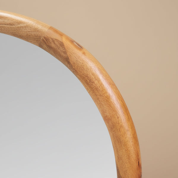 Arc Rectangular Wall Mirror - Natural