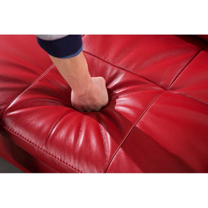 Marcels Wide Leather Match Sofa & Chaise - Cotton Home
