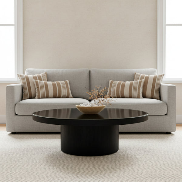 Miyo Black Glass Coffee Table