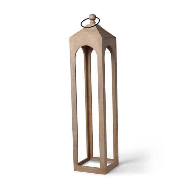 Era Wooden Lantern, Set Of 3 - Whitewash