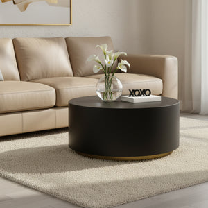 Milo Metal Coffee Table, Black