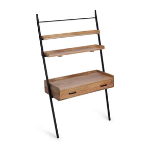 Array Ladder Desk With EPL Finish - Natural & Black