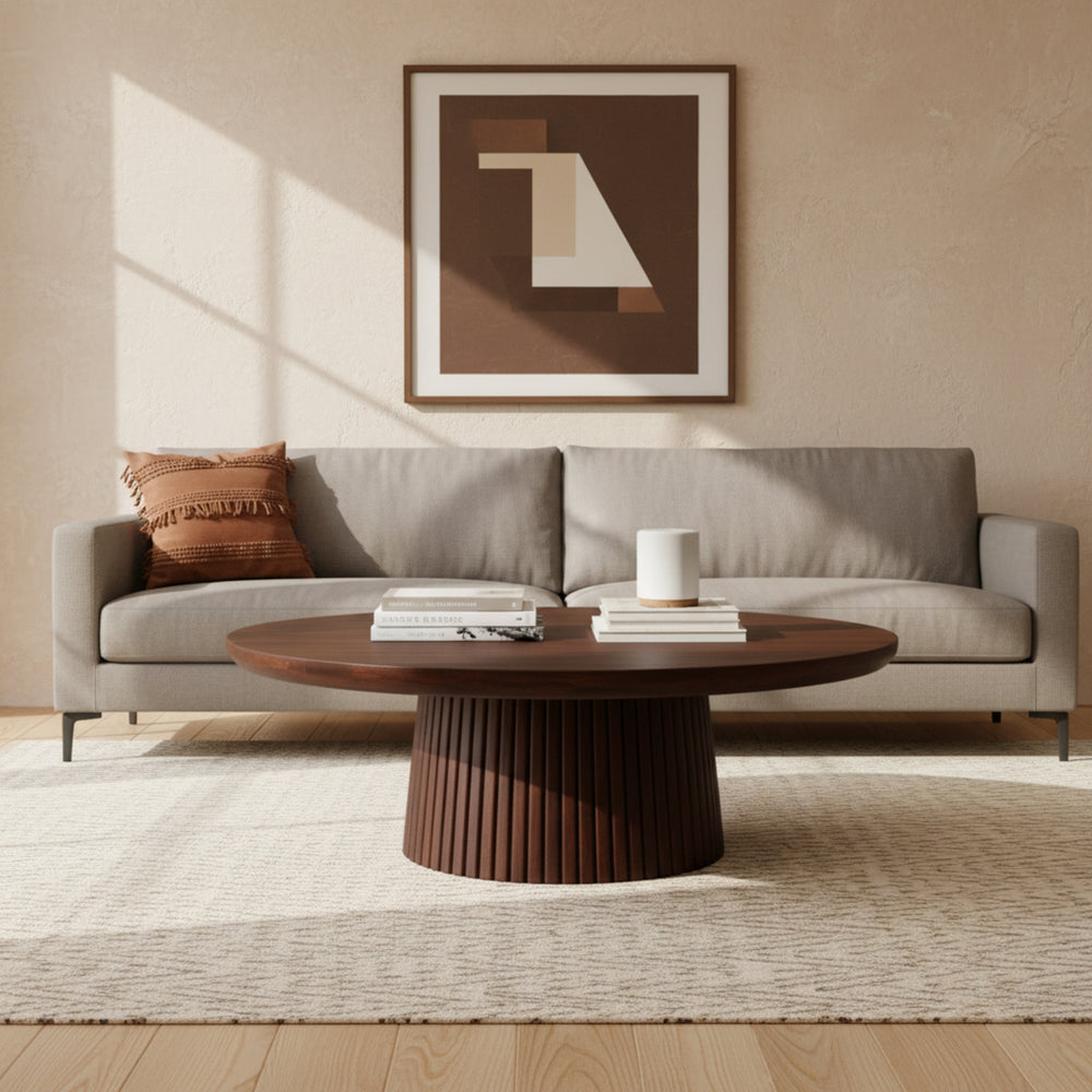 Agnus Coffee Table, Large - Walnut