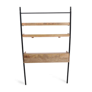 Array Ladder Desk With EPL Finish - Natural & Black