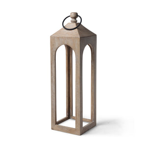Era Wooden Lantern, Set Of 3 - Whitewash