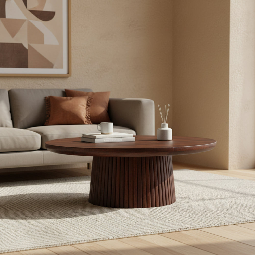 Agnus Coffee Table, Large - Walnut