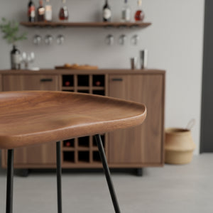 Toby Bar Stool - Walnut