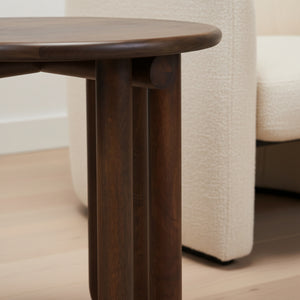 Ora Wooden Side Table - Walnut