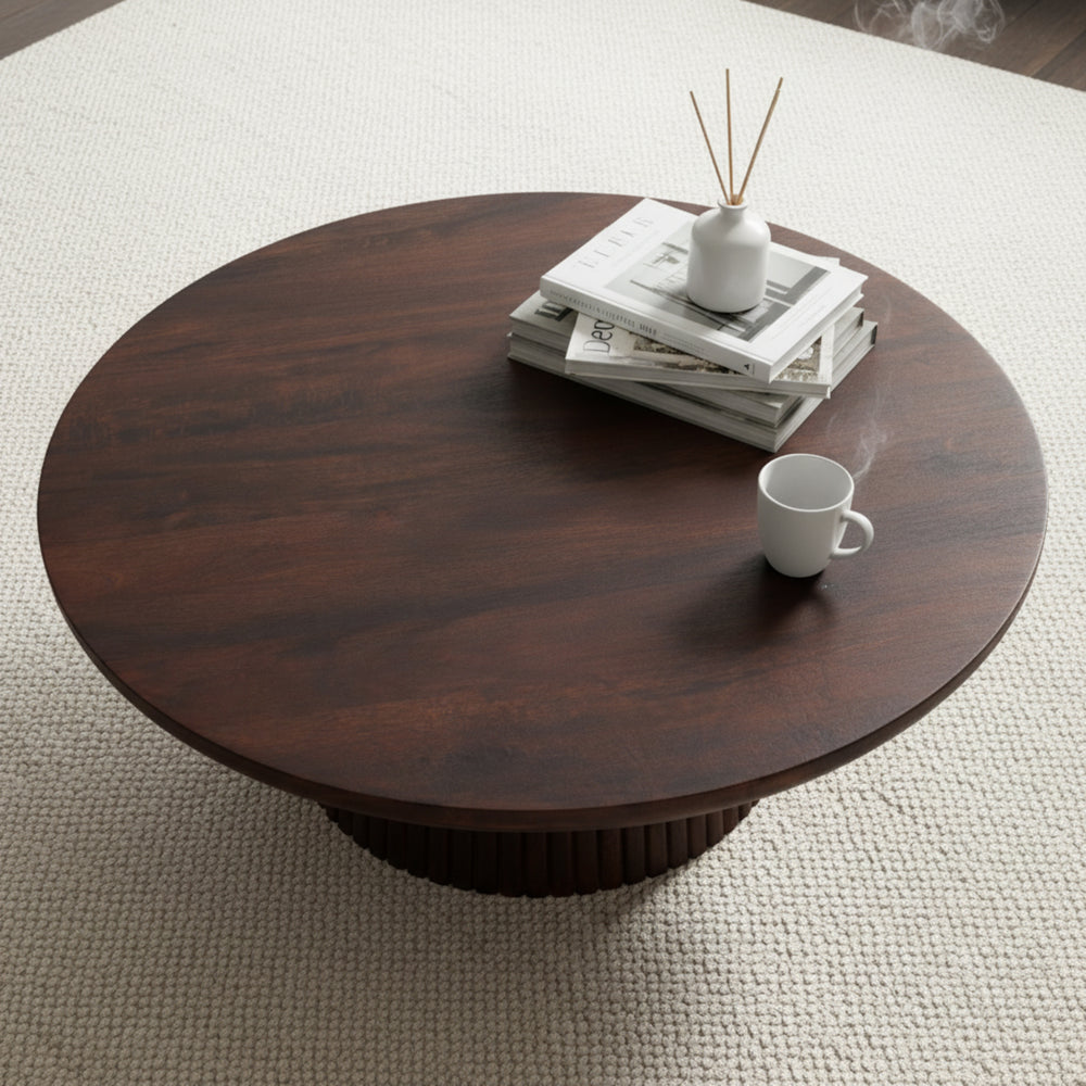 Agnus Coffee Table, Large - Walnut