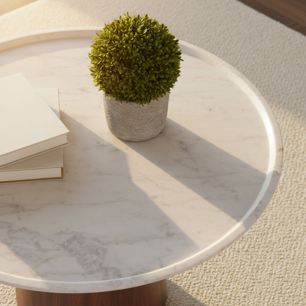 Elara Table Set With Marble Top