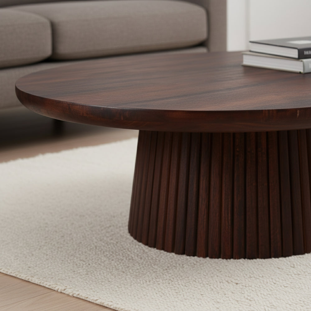 Agnus Table Set - Walnut