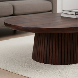 Agnus Coffee And Side Table, Set of 3 - Walnut