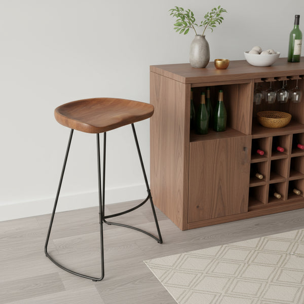 Toby Bar Stool - Walnut
