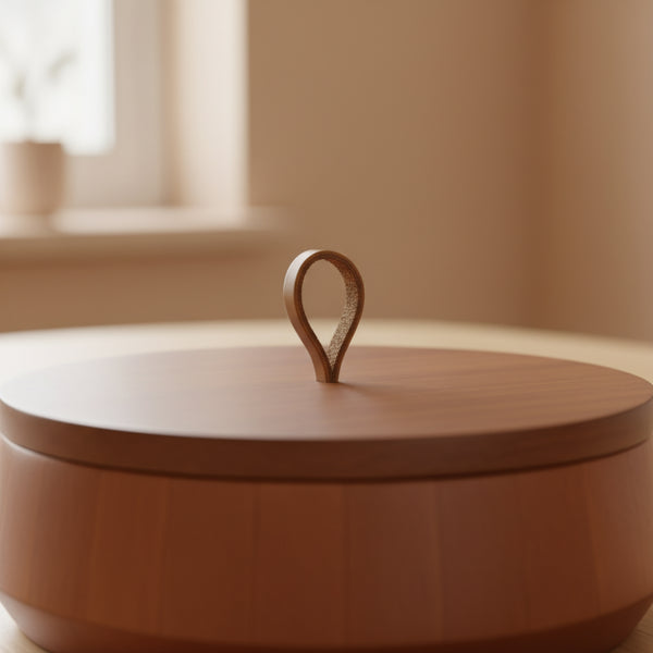 Bento Tapered Wooden Storage Box, Medium - Natural