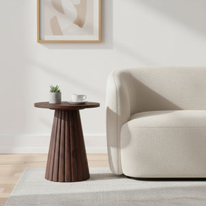 Agnus Coffee And Side Table, Set of 3 - Walnut