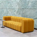 Yawalrack Modern Velvet Upholstered Sofa 3-Seater Sofa Luxury Sofa - Cottonhome.ae