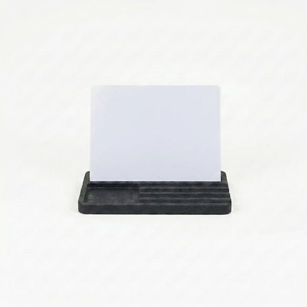 Adel Wooden Ipad Stand With Slots, Large - Black