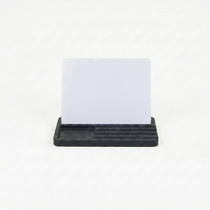 Adel Wooden Ipad Stand With Slots, Small - Black