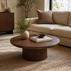 Agnus Coffee Table, Medium - Walnut