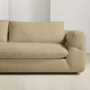 Italian Pearl Design 2-Seater Sofa â€“ Elegant Pearl Fabric Upholstery, Premium Comfort & Style - Cotton Home