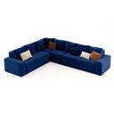 Harmony Haven 4 Seater Sofa in Luxurious Brown Velvet â€“ L350cm x W180cm x H75cm Stylish, Comfortable, and Durable Sofa for Elegant Living Spaces - Cotton Home