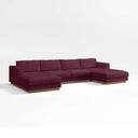 Tidal Double Chaise Fabric Sectional Sofa  Luxury Seating by Cotton Home - Cotton Home