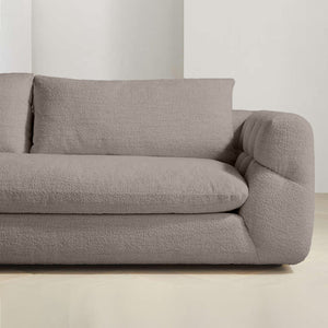 Italian Pearl Design 2-Seater Sofa â€“ Elegant Pearl Fabric Upholstery, Premium Comfort & Style - Cotton Home