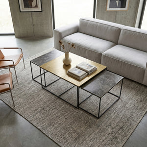 Serra Nesting Coffee Table, Set of 3 - Black