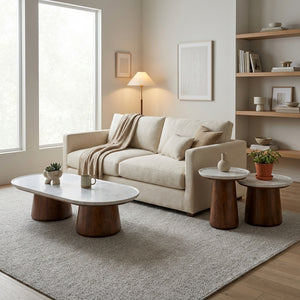 Elara Table Set With Marble Top