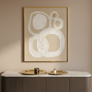 Glint Hammered Metal Platter, Set of 2