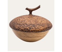 Congo Wooden Bowl with Lid - Small