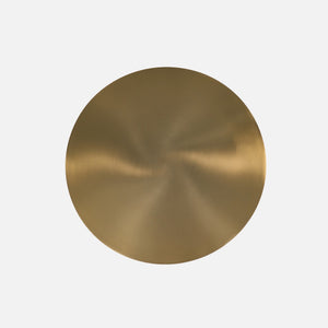 Terry Side Table With Marble Base - Brass