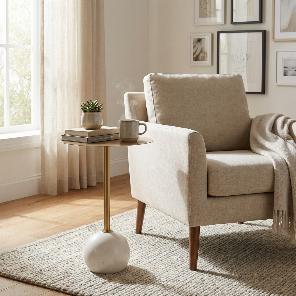 Yona Side Table - Gold