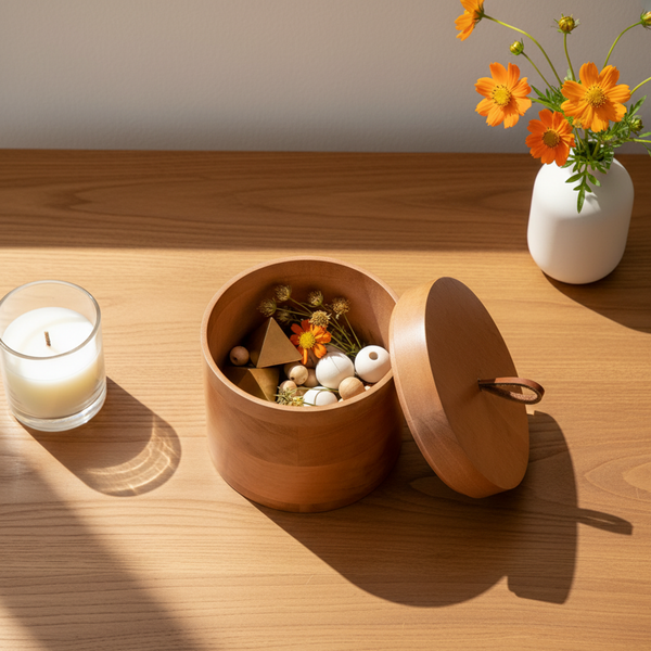 Bento Storage Jar, Set Of 2 - Natural