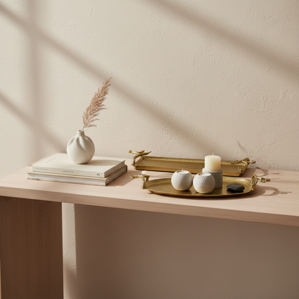 Ziah Metal Tray, Set of 2