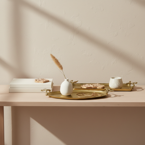 Ziah Metal Tray, Set of 2