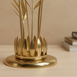 Falak Metal Leaf Decorative Accent - Gold