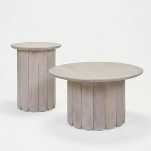 Olan Table Set - Whitewash