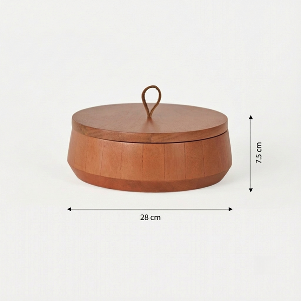 Bento Tapered Wooden Storage Box, Large - Natural