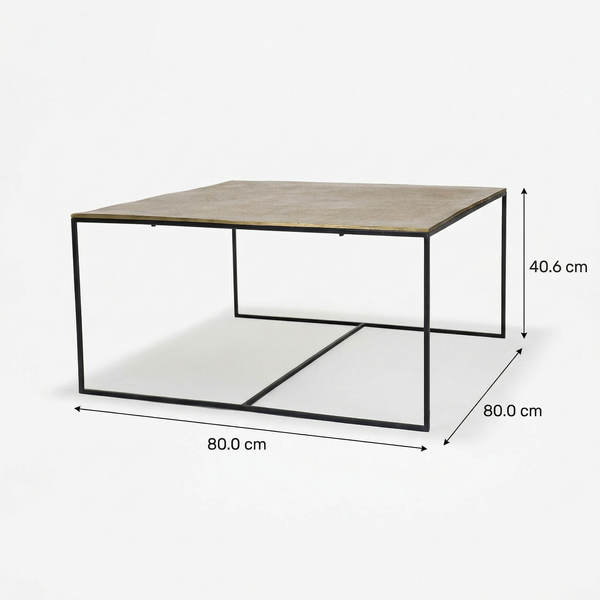 Serra Coffee Table - Black & Gold
