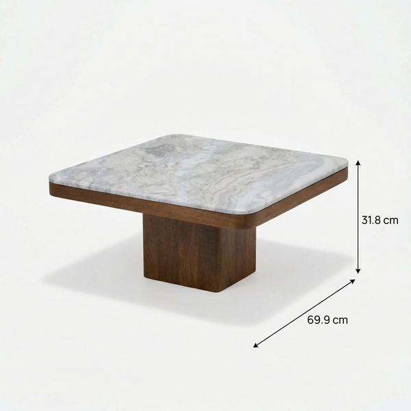 Mayo & Rio Table Set - Glass, Marble