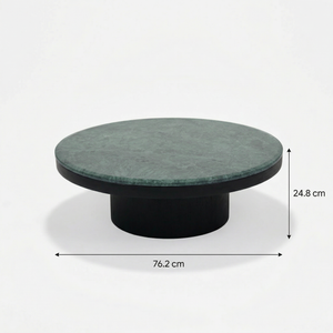 Mayo & Miyo Table Set - Glass, Green Marble