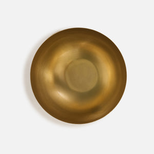 Rue Metal Pedestal Serving Bowl - Gold
