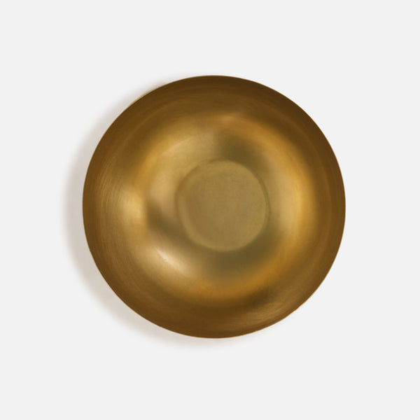 Rue Metal Pedestal Serving Bowl - Gold