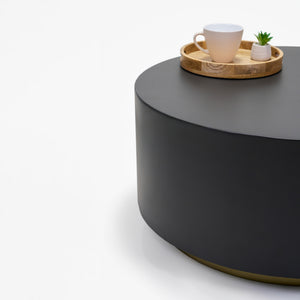 Milo Metal Coffee Table, Black