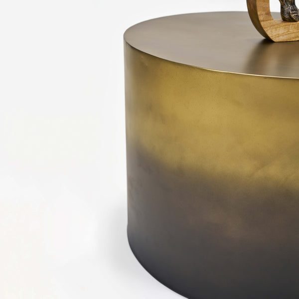 Ombre Metal Coffee Table, Gold