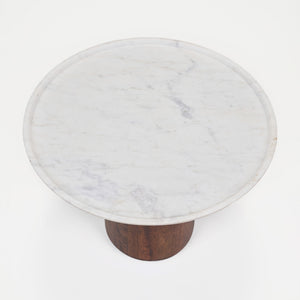 Elara Side Table with Marble Top