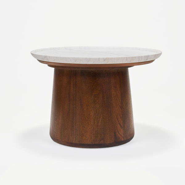 Elara Tables With Marble Top, Set of 2