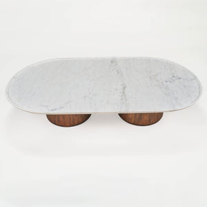 Elara Tables With Marble Top, Set of 2